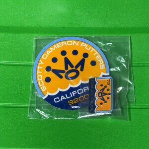 Club Scotty Cameron 2016 72° & Sunny Sticker & Lapel Pin - Brand New & Very Rare